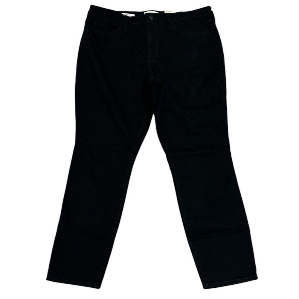 Universal Threads High Rise Skinny Jean NEW No Fade Black Size 16 Short